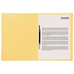 Chemise En Carte À Lamelle A4 - Jaune - X 100 - Falken