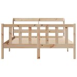 vidaXL Cadre de lit sans matelas 120x190 cm bois de pin massif