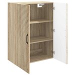 vidaXL Armoire Murale Chêne Sonoma 66 x 34 5 x 90 cm Bois d'ingénierie