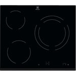 Plaque de cuisson vitrocéramique ELECTROLUX - 3 zones - 5700W - L59 x P52cm - Revetement verre - Noir