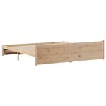 vidaXL Cadre de lit sans matelas 180x200 cm bois massif de pin