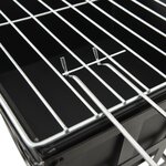 vidaXL Foyer et barbecue 2 en 1 34x34x48 cm Acier