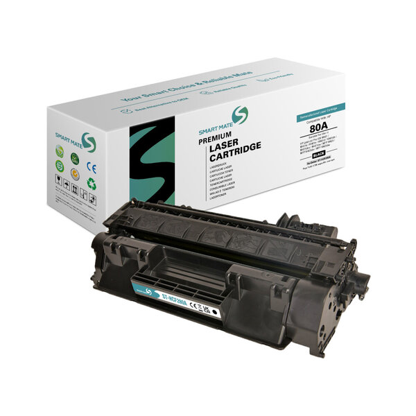 SmartMate cartouche laser rémanufacturée pour HP CF280A (80A) Noir