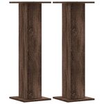 vidaXL Supports pour plantes 2 Pièces chêne marron bois d'ingénierie