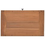 vidaXL Table de chevet 50x30x35 cm Bois de teck solide