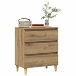 vidaXL Buffet chêne artisanal 60x35x70 cm bois d'ingénierie