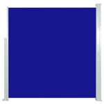 vidaXL Auvent latéral rétractable de patio 140x300 cm Bleu
