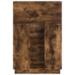 vidaXL Bureau Chêne fumé 71 5 x 31 5 x 106 5 cm Bois d'ingénierie