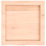 vidaXL Étagère murale 40x40x(2-6)cm bois de chêne massif non traité