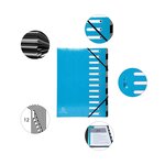 Trieur Harmonika 12CP Iderama bleu clair x 6 EXACOMPTA