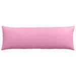 vidaXL Coussins de canapé 2 Pièces Rose 120 x 40 cm tissu