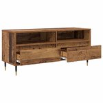 vidaXL Meuble TV avec tiroir Bois Ancien 100 x 34 5 x 44 5 cm