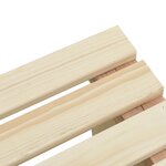 vidaXL Repose-pied de jardin 40x36 5x38 5 cm bois massif sapin