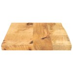 vidaXL Dessus de table 50x30x3 8 cm bord vif bois massif manguier brut