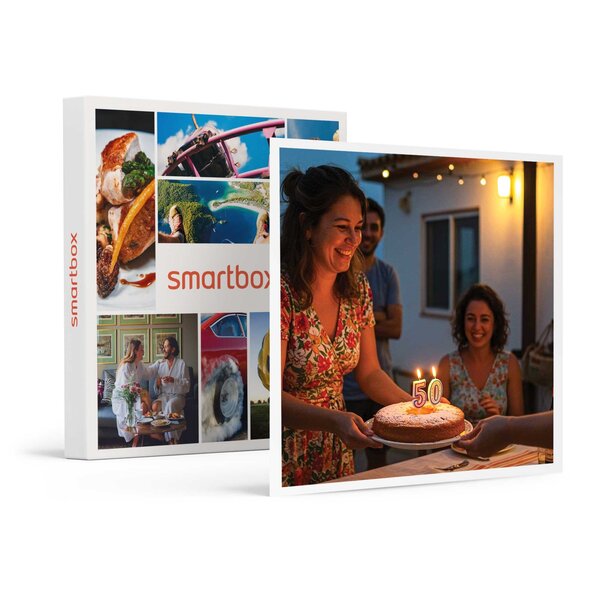 SMARTBOX - Coffret Cadeau Joyeux anniversaire ! Pour femme 50 ans -  Multi-thèmes