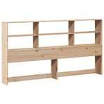 vidaXL Lit bibliothèque sans matelas 180x200 cm bois massif de pin