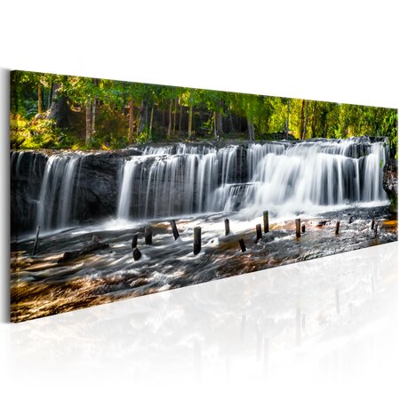 Tableau - fairytale waterfall  l x h en cm 150x50