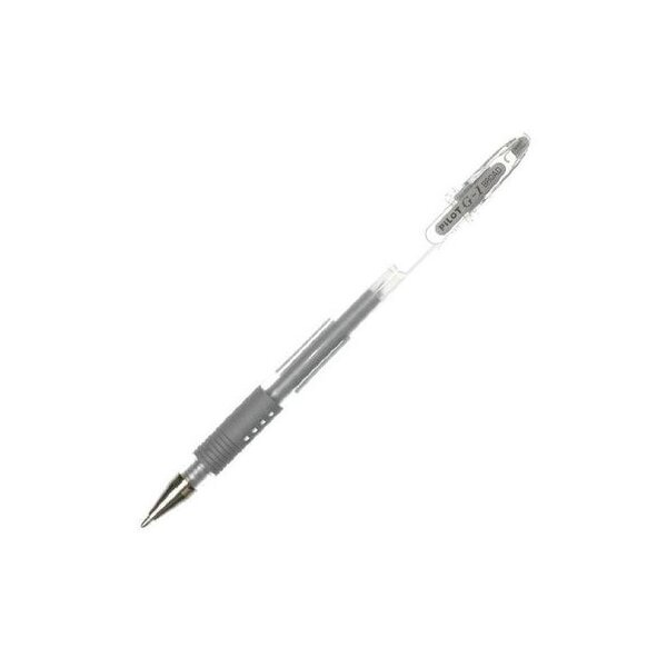Stylo à encre gel G1-10 Grip, argent x 12 PILOT