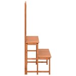 vidaXL Support de plantes et treillis 70x42x115cm Bois de sapin massif