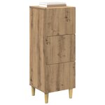 vidaXL Armoire à tiroirs 33 x 34 5 x 90 cm Bois d'ingénierie