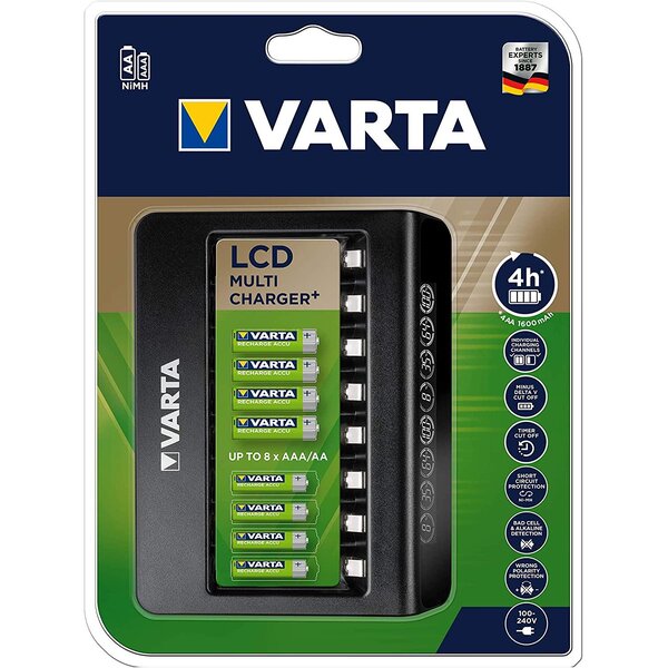 VARTA Chargeur LCD Multi Charger+ non garni VARTA