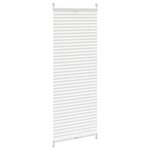 vidaXL Store plissé 40x125 cm Blanc