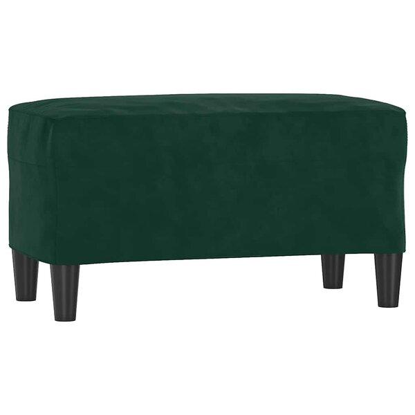 vidaXL Banc Vert foncé 70x35x41 cm Velours