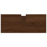 vidaXL Armoire salle de bain chêne marron 80x33x60cm bois d'ingénierie