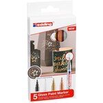 Marqueur Peinture brillante 753 Etui de 5 Assorti 1-2 5 mm EDDING