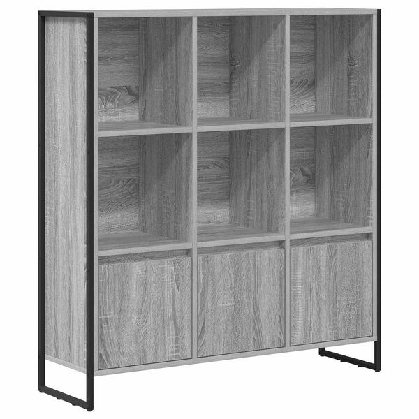 vidaXL Bibliothèque 2 Pièces Gris Sonoma 99 5 x 30 x 108 5 cm