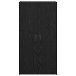 vidaXL Cabinet de Bureau Chêne noir 60 x 32 x 115 cm Bois d'ingénierie