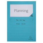 Paquet De 25 Chemises À Fenêtre Forever 130g/m2 - 22x31cm - Bleu Clair - X 16 - Exacompta
