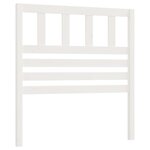 vidaXL Tête de lit Blanc 81x4x100 cm Bois massif de pin