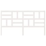 vidaXL Tête de lit Blanc 186x4x104 cm Bois massif de pin