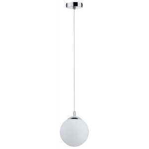 Suspension galacta ip44 max. 20w e27 à équiper satiné/chromé
