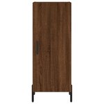 vidaXL Buffet Chêne marron 34 5x34x90 cm Bois d'ingénierie