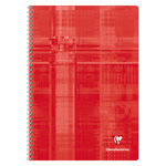 Cahier spirales clairefontaine metric - a4 21 x 29 7 cm - petits carreaux - 100 pages