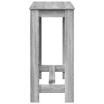 vidaXL Table de bar sonoma gris 102x50x103 5 cm bois d'ingénierie