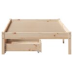 vidaXL Cadre de lit sans matelas 90x200 cm bois de pin massif