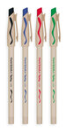 Paper mate replay - 6 stylos bille gommable - noir  bleu  rouge  vert - pointe moyenne 1.0mm - sous blister