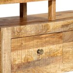 vidaXL Meuble TV 120x30x40 cm Bois massif de manguier