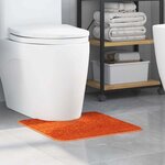 vidaXL Tapis de bain Gris foncé 50 x 50 cm Polypropylène