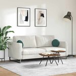 vidaXL Coussins de siège 2 Pièces Vert foncé Ø 40 x 13 cm Velours