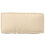 vidaXL Coussin pour dossier de palette Beige 80 x 40 x 12 cm