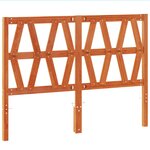 vidaXL Tête de lit cire marron 135 cm bois massif de pin