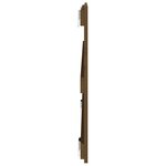 vidaXL Tête de lit murale Marron miel 140x3x60 cm Bois massif de pin