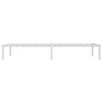 vidaXL Cadre de lit métal sans matelas blanc 90x190 cm