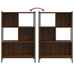 vidaXL Bibliothèque chêne marron 72x28x109 cm bois d'ingénierie