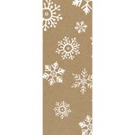 Lot De 10 Sacs Cadeau Grand Format - Flocons Blancs - Draeger paris