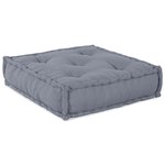 Pouf Modulable vidaXL Gris 70x70x54 en Tissu